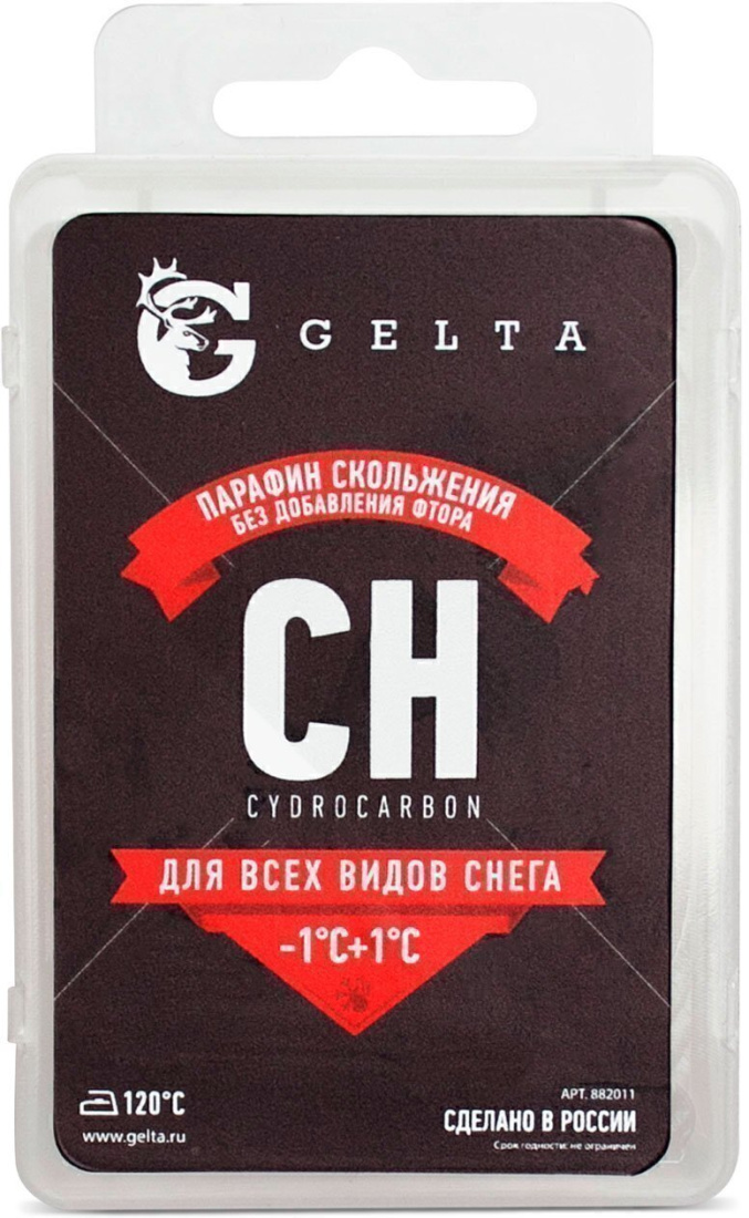 Парафин GELTA -1/+1 Фтор CH Все типы снега 200г